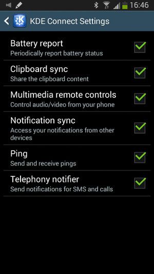 KDE Connect plugins