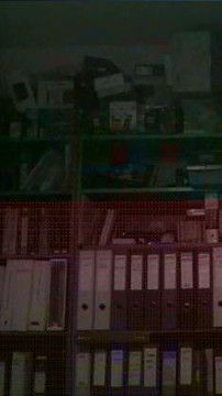 Snapshot 2 - Extract of received video image in Skype, showing another example of the corrupted image