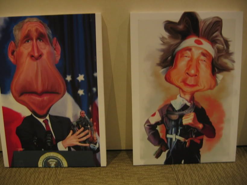 George W Bush, President of the U.S., and Koizumi Junichiro, Prime Minister of Japan