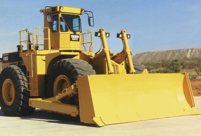 GOT IT! TIGER 790G Wheel Dozer picture! - General Topics - DHS Forum