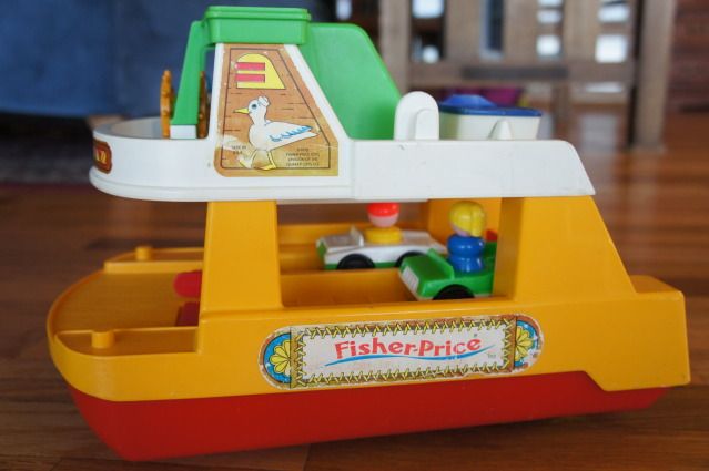 Anne's Odds and Ends: Fisher Price Fridays - Ferry Boat
