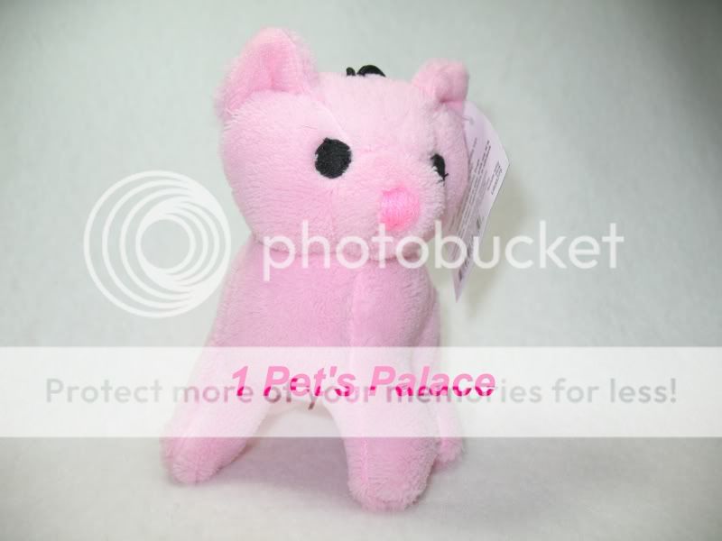 plush Pink Kitty dog toy toys pet puppy cat Lhasa  