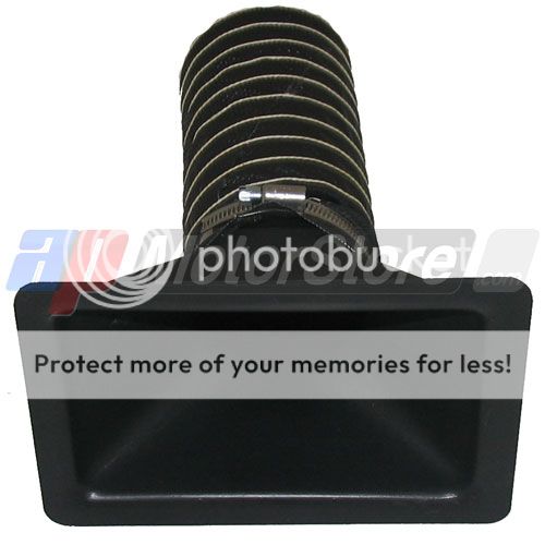 ABS Air Ducting Filter Inlet   Square Duct Vent   Mesh  