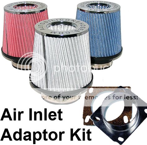 Air Inlet Adaptor + T Filter BMW E30/E36 318  