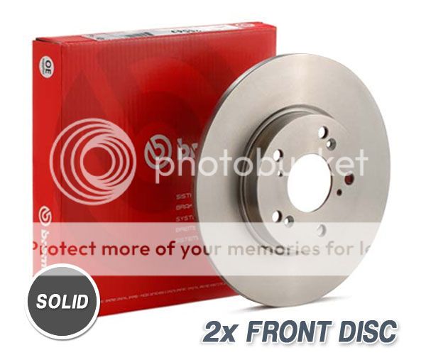 Front Brembo Brake Discs Vauxhall Agila 1 0 12V 00 05