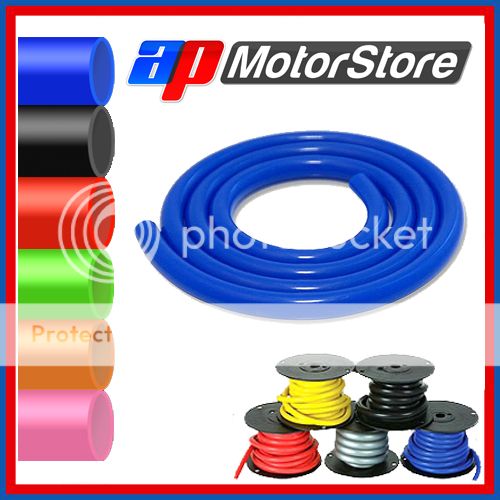 Metre Silicone Rubber Vacuum Hose Turbo Radiator Coolant Vac Silicon 