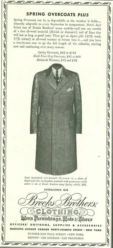 brooks brothers officer coat