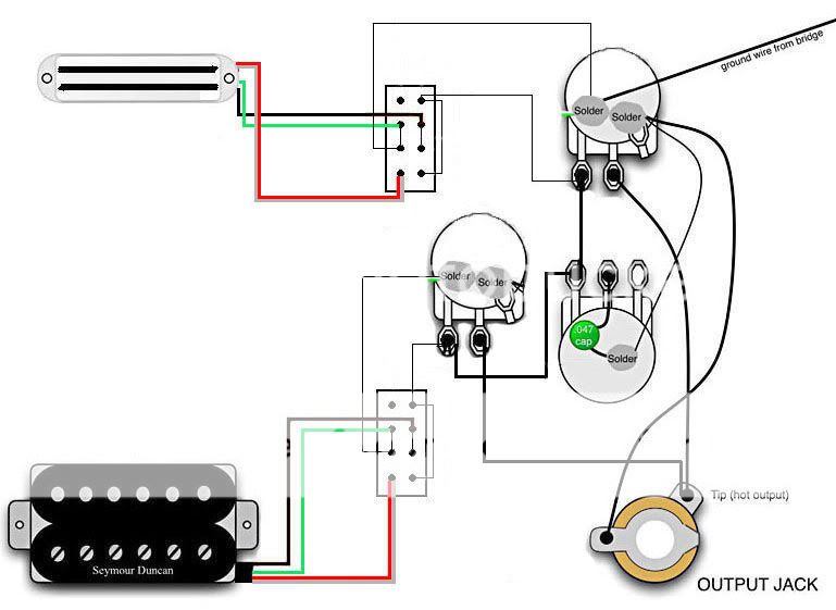 Wiring Question: Humbuckers with Mustang Switching ... jagstang wiring diagram 