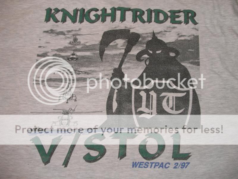 Knightriders HMM 164 Shirt USMC US Marines Helicopter Vtg Westpac 2/97 