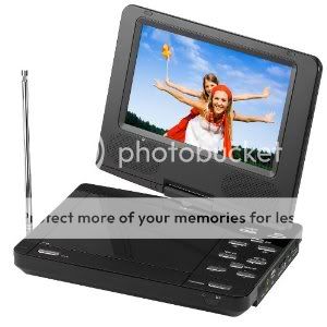 Supersonic SC 259 9” TFT Portable DVD/CD/ W/TV Tuner  