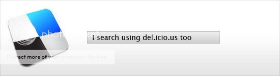 I use del.icio.us to search too