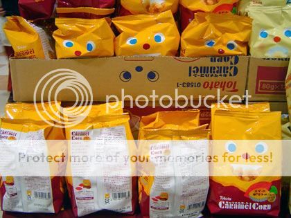 Tohato Caramel Corn packaging