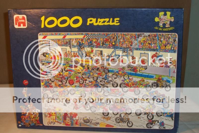 Jan Van Haasteren 1000 Puzzle Motorbike Race  