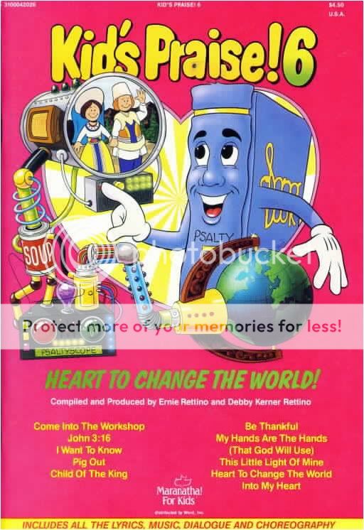 PSALTY KIDS PRAISE 6 Musical incl. Lyrics Music Choreography Script