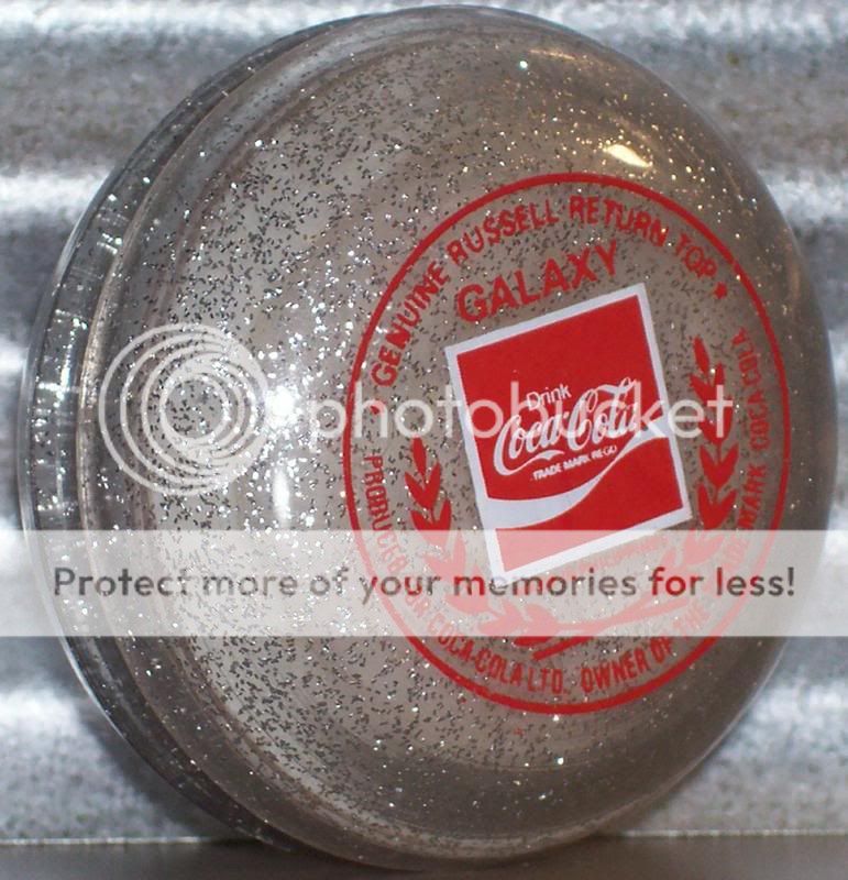 Coca Cola YO YO 1980 SILVER GALAXY CANADA RELEASED RUSSELL COKE YOYO 