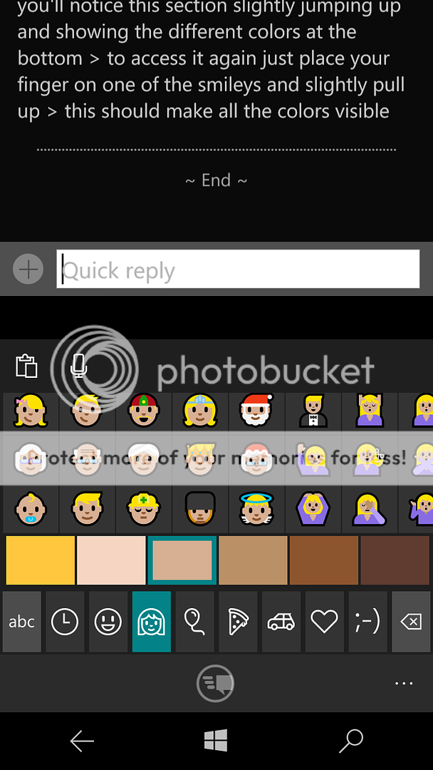 windows 10 mobile emojis - Windows Central Forums