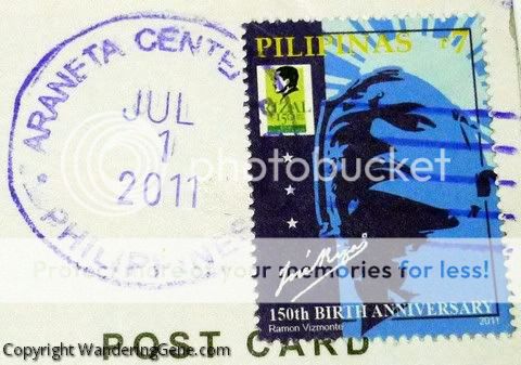 Rizal@150 stamp