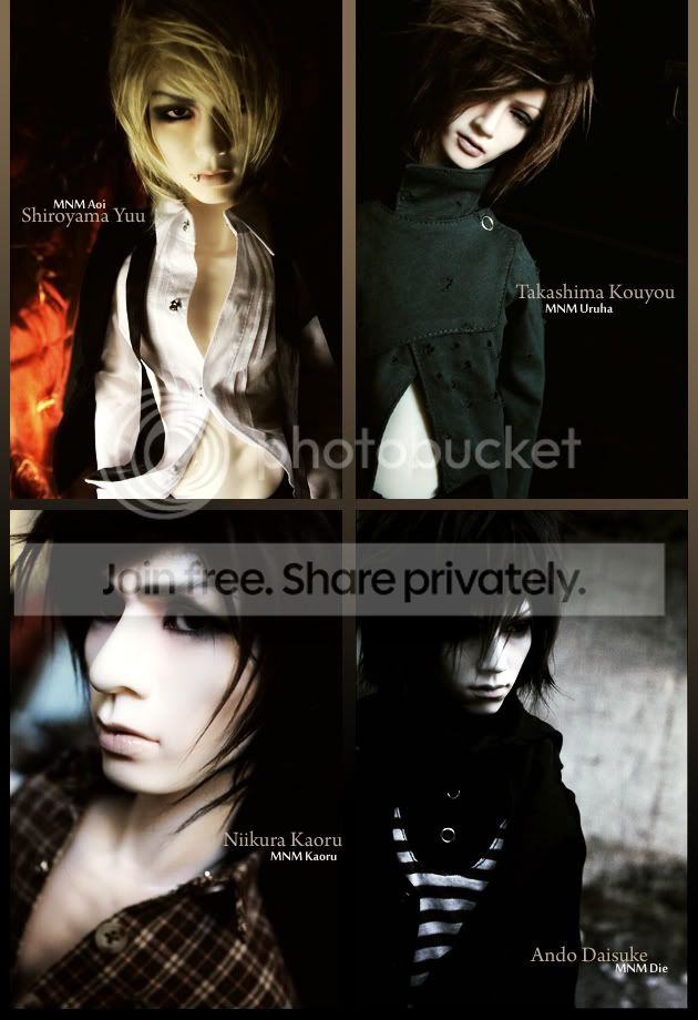 Aoi, Uruha, Kaoru & Die
