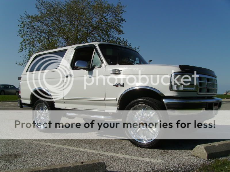 Ford bronco ram air hood #1