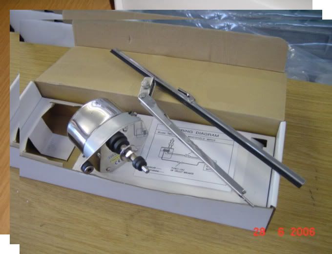 Marine Wiper Kit 12 Volt Brand New Boat, Yacht, Screens & Windows