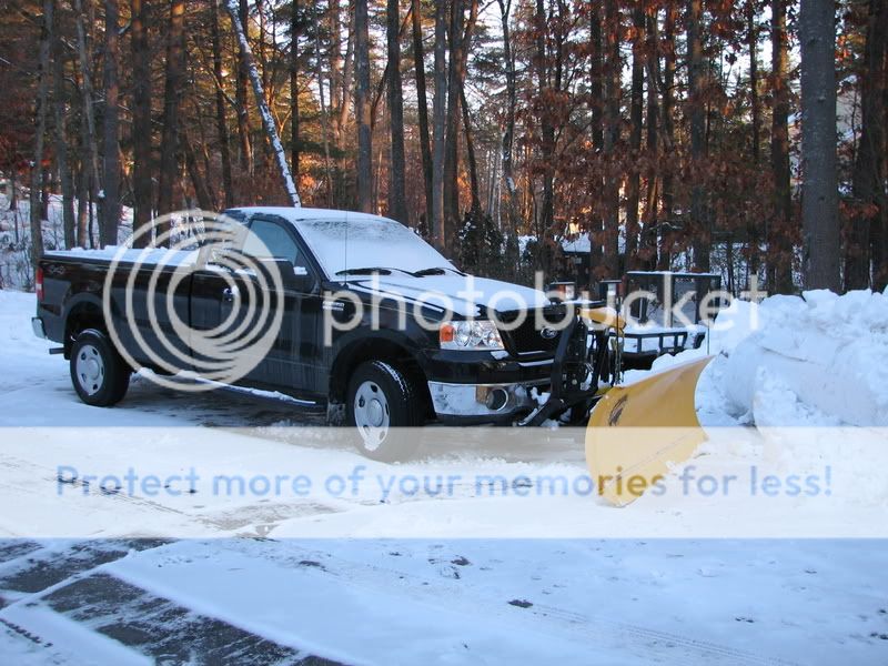 2004 Ford f150 snow plow #2