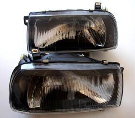 VW Jetta MK3 3 Smoke Black Euro Ecode Headlights - Connecticut | VW ...