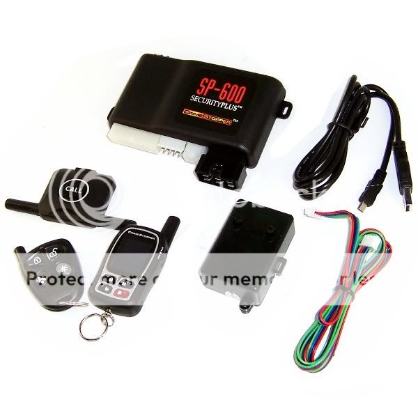 WAY OLED REMOTE START VEHICLE SECURITY SYSTEM SP 600  